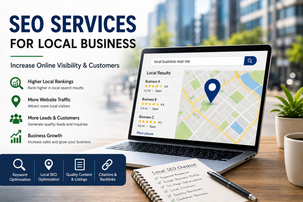 How Can SEO Services for Local Business Help Increase Online Visibility and Customers? 